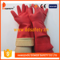 Long Red Household Latex Work Gloves